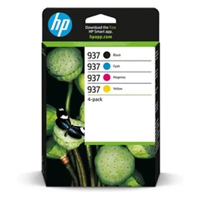 HP 937 Original Ink Cartridge CMYK 4-pack 6C400NE