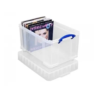 Really Useful Clear Plastic Storage Box 48 Litre XL