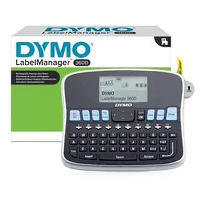 Dymo LabelManager 360D 2 Line Display Prints 2 Lines for 6 - S0879490