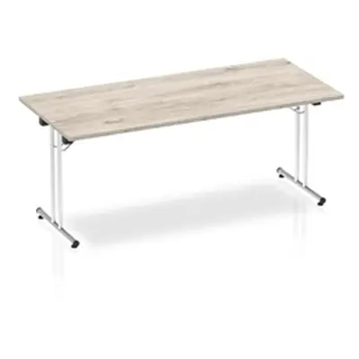 Impulse 1800mm Folding Rectangular Table Grey Oak Top