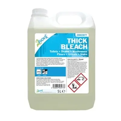 2Work Thick Bleach 5 Litre