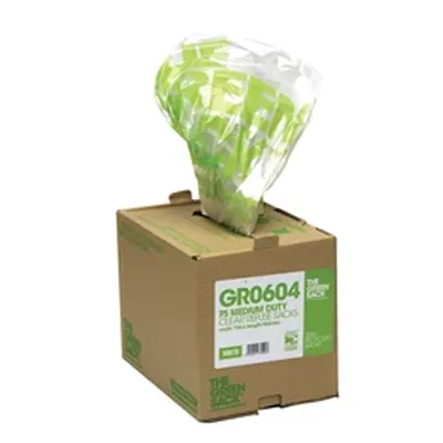 The Green Sack Refuse Sacks Medium Clear [Pack 75] - 0703119