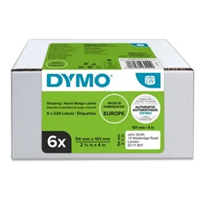 Dymo LabelWriter Shipping Labels 54mmx101mm (Pack of 6) 2093092