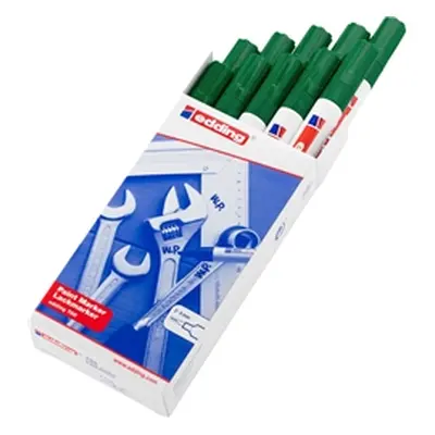 Edding 750 Bullet Tip Paint Marker Medium Green (10 Pack)