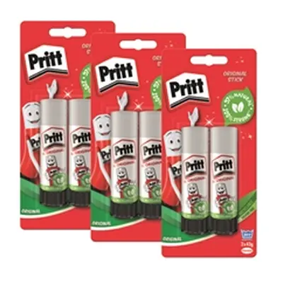 Pritt Stick Glue Stick 43g (Pack of 6) 3For2