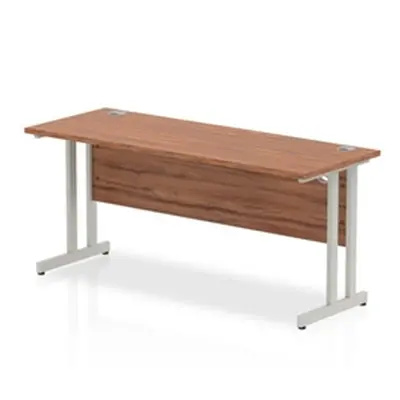 Impulse 1600/600 Rectangle Silver Cantilever Leg Desk - MI001912