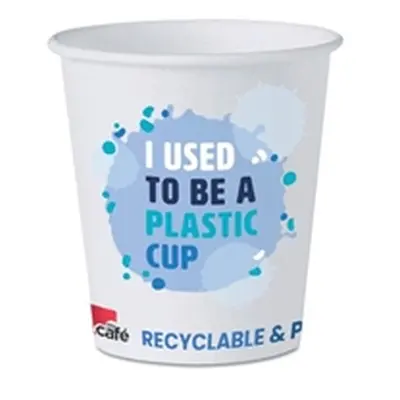 MyCafe Eco Design Paper Cup 7oz Blue (Pack of 100) MYC10111