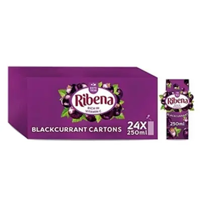 Ribena Ready to Drink Blackcurrant 24x250ml