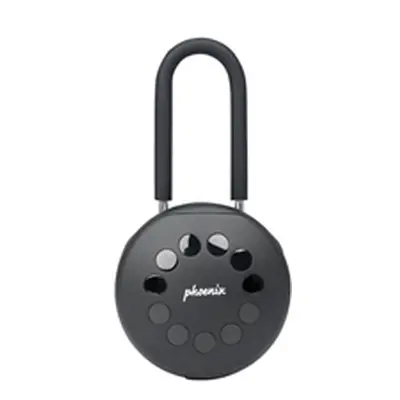 Phoenix Palm Smart Key Safe Electronic Lock and Padlock Shackle Black