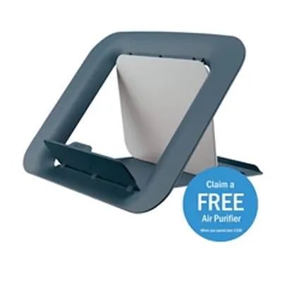 Leitz Ergo Cosy Adjustable Laptop Stand, velvet grey