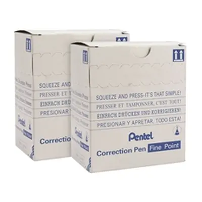 Pentel Micro Correct Correction Pen (Pack of 12) ZL31-W