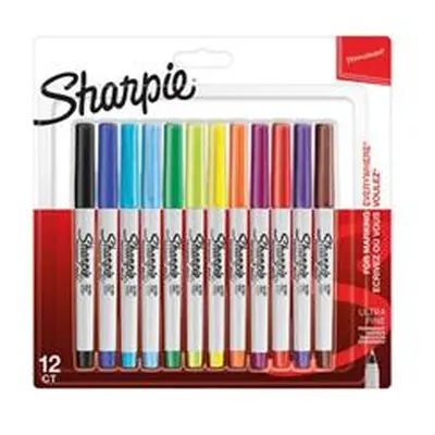 Sharpie Ultra-Fine Marker Assorted (12 Pack) S0941891