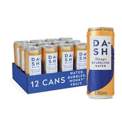 Dash Mango Sparkling Water 330ml (Pack of 12) DBL006