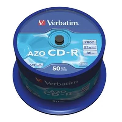 Verbatim CD-R 700MB 80minutes Spindle (50 Pack)