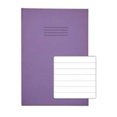 Rhino Exercise Book 48 Page F12 A4 Purple (Pack of 100) VEX681-107-8