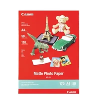 Canon A4 Matte Photo Paper 170gsm (50 Pack) MP-101 A4