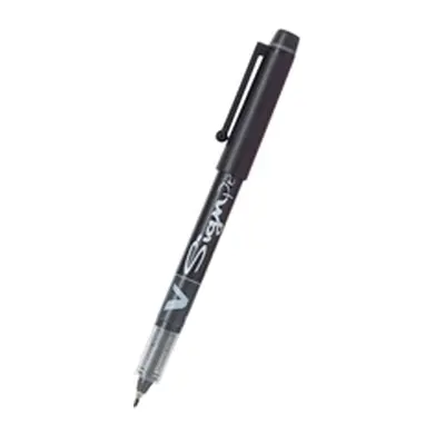 Pilot Black V-Sign Pens (12 Pack) SWVSP01