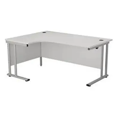 Allegro 1600 Crescent Cantilever Workstation LH - TWU1612LHRADWHSV