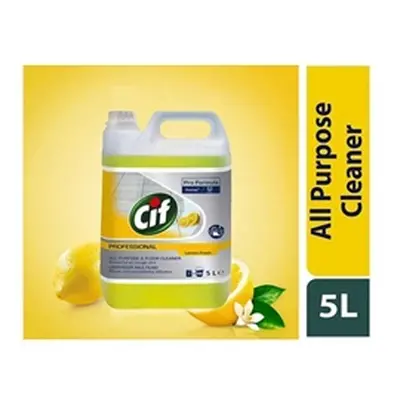 Cif Professional Lemon All Purpose Cleaner 5 Litre - PACK (2)