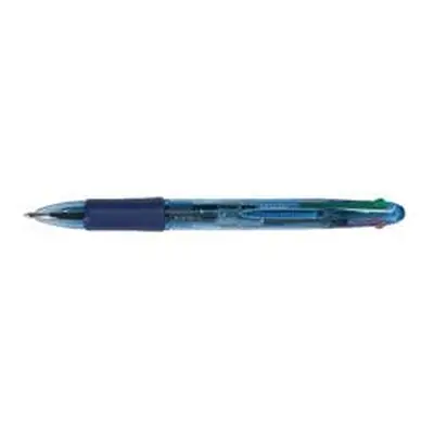 Q-Connect Retractable Ballpoint Pen 4 Colour (Pack of 10) Ref KF01938