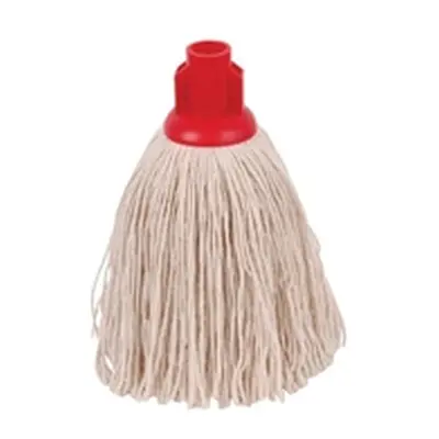 2Work 12oz Twine Rough Socket Mop Red (Pack of 10) 101851