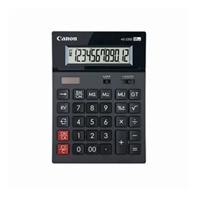 Canon AS-2200 12 Digit Desktop Calculator Black 4584B001