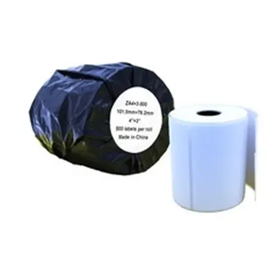 Compat Zebra 101.6mmx76.2mm White Shipping Label Roll 500 25mm Core