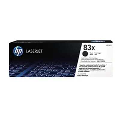 HP 83X High Yield Black Original LaserJet Toner Cartridge (CF283X)