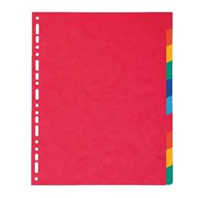 Exacompta Pressboard Dividers 10-Part A4 Maxi