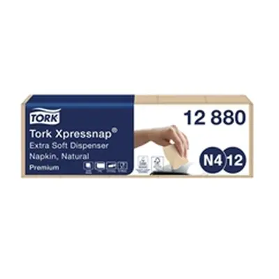 Tork Xpressnap Extra Soft Napkins Natural (1000 Pack) 12880