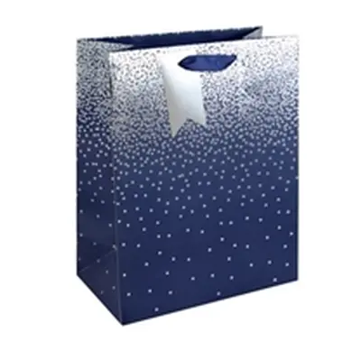 Eurowrap Gift Bag Navy Ombre Large (Pack of 6) 30861-2C