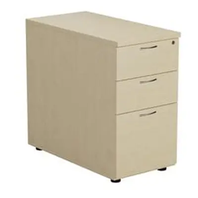 Mezzo Desk High 3 Drawer Pedestal - 800 Deep - Maple - TESDHP3/800MA