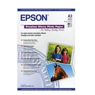 Epson A3 Premium Glossy Photo Paper 255gsm (20 Pack) C13S041315