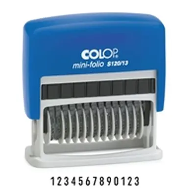 Colop S120/13 Wheel Numberer 4mm Self Inking Stamp 105091