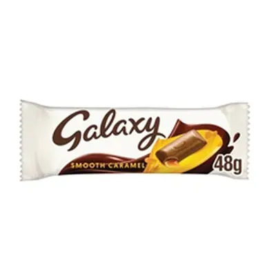 Mars Galaxy Smooth Caramel + Milk Chocolate Bar 48g (Pack of 24)