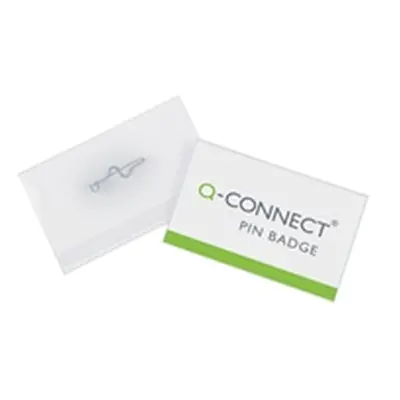 Q-Connect Pin Badge 40x75mm (100 Pack) KF01566