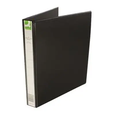 Q-Connect Presentation 25mm 4D Ring Binder A4 Black Pk 1 - KF01328