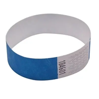 Announce Wrist Bands 19mm Blue (1000 Pack) AA01835