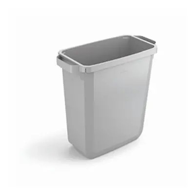 Durable Durabin Eco Rectangular Waste Bin 60 Litre 590x282x600mm Grey