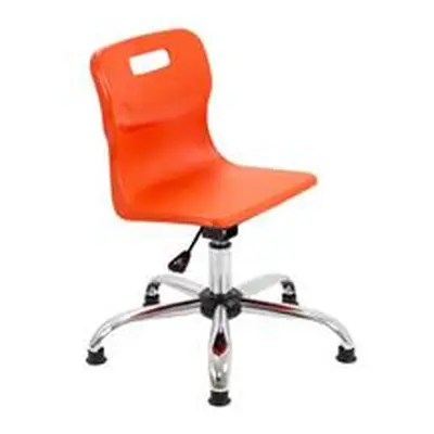 Titan Swivel Junior Chair - 365-435mm Seat Height - Orange - T30-OG