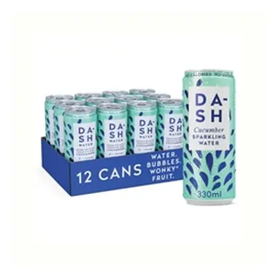 Dash Cucumber Sparkling Water 330ml (Pack of 12) DBL002