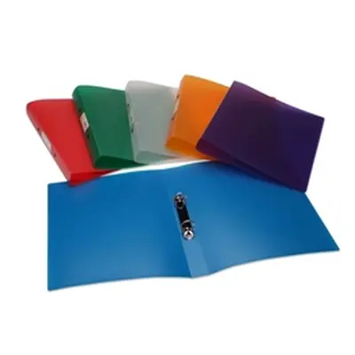 Q-Connect 2 Ring Binder Frosted A4 Assorted (12 Pack) KF02488