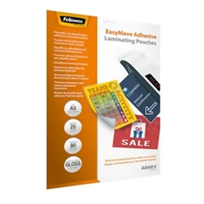 Fellowes Admire EasyMove Adhesive A3 Laminating Pouches 160 - 5601801