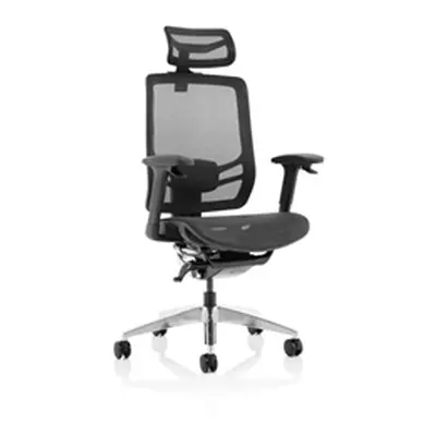 Ergo Click Black Mesh Seat Black Mesh Back with Headrest