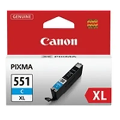 Canon CLI-551C XL High Yield Inkjet Cartridge Cyan 6444B001