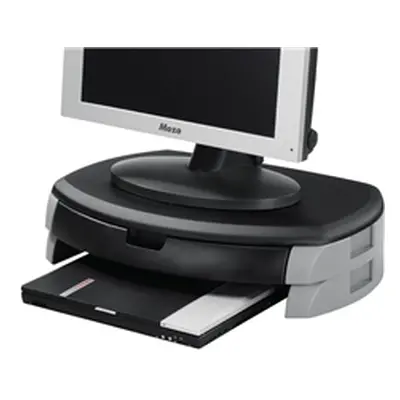 Q-Connect Monitor/Printer Stand Black/Grey Ref KF20081