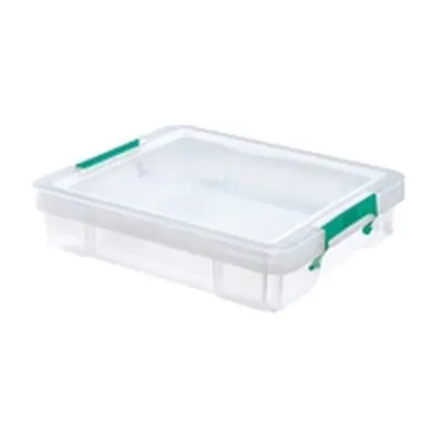 StoreStack 9 Litre Storage Box W430xD360xH90mm Clear