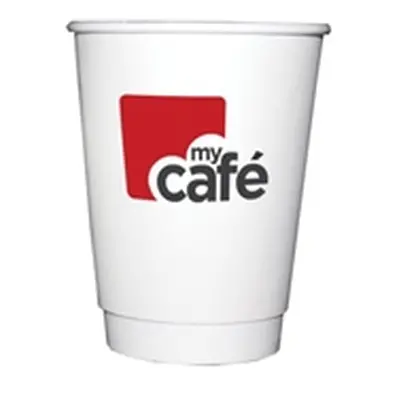 MyCafe 12oz Double Wall Hot Cups (500 Pack) HVDWPA12V