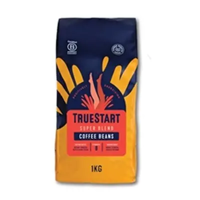 TrueStart Coffee - Super Blend Beans 1kg Bag - HBSBBE1KG