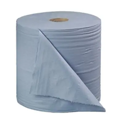 2Work 2-Ply Forecourt Roll 400m Blue (2 Pack) B2B340